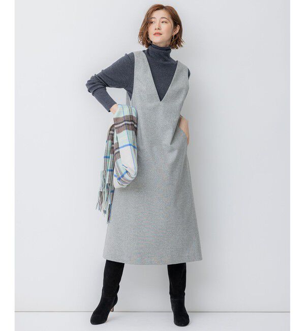 23区「【洗える】ウーステッドウール タートルネック ニット」|ニット・セーター|