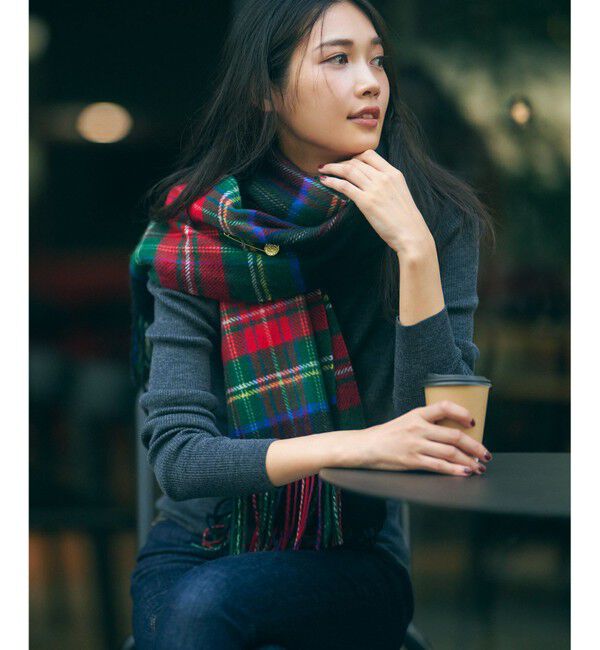 23区「【洗える】ウーステッドウール タートルネック ニット」|ニット・セーター|