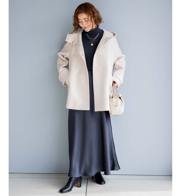 23区「【洗える】ウーステッドウール タートルネック ニット」|ニット・セーター|