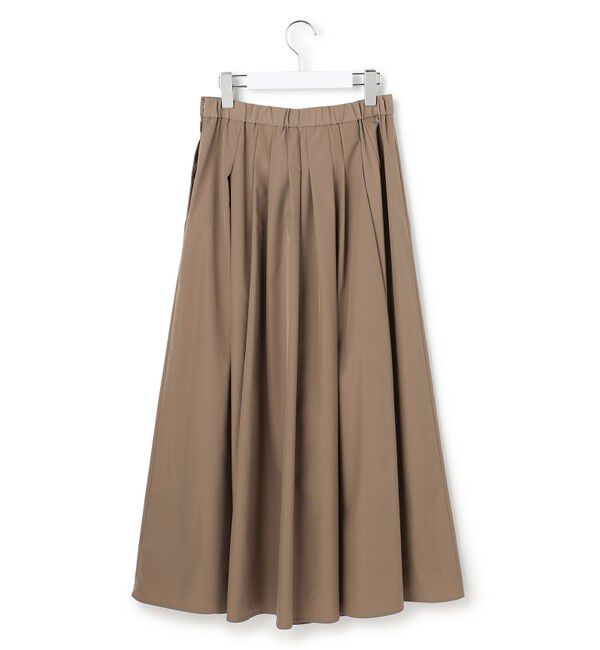 23区「【撥水加工/洗える】ブライトタフタ タック スカート」|スカート|