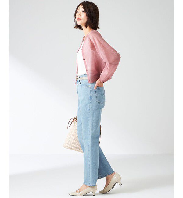 ANY SIS「【洗える】シアーランタンスリーブ カーディガン」|カーディガン|