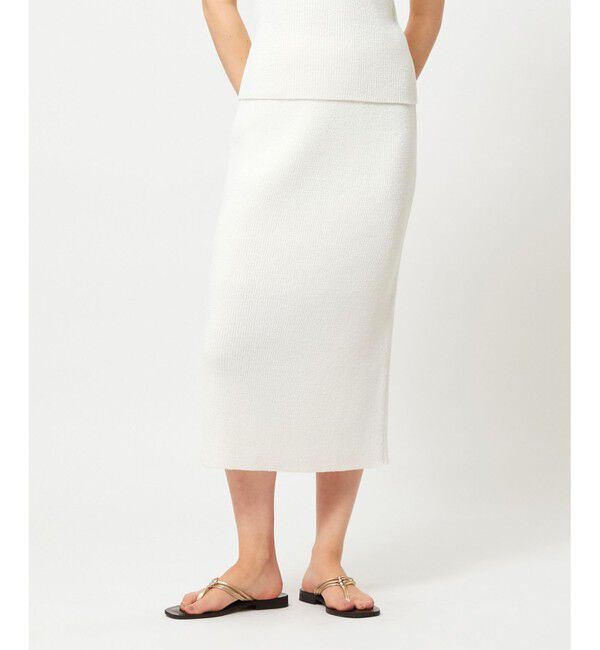 BEIGE,「COME / タイトスカート」|スカート|White