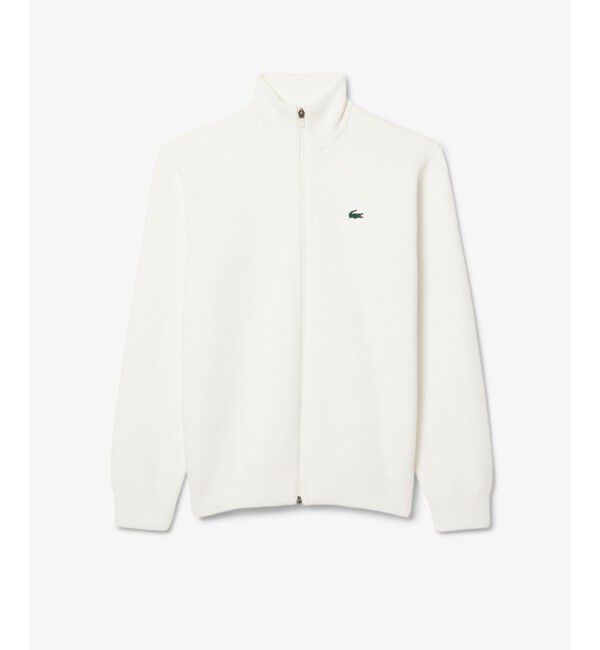 LACOSTE「コットンブレンドジップアップセーター」|ニット・セーター|
