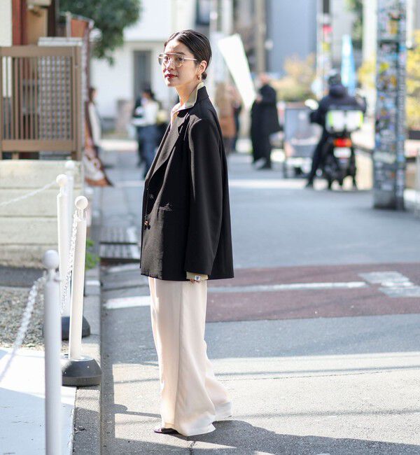 MAQWEL「《セットアップ対応》【MAQWEL/マクウェル】ウォッシャブルサテンパンツ」|その他|