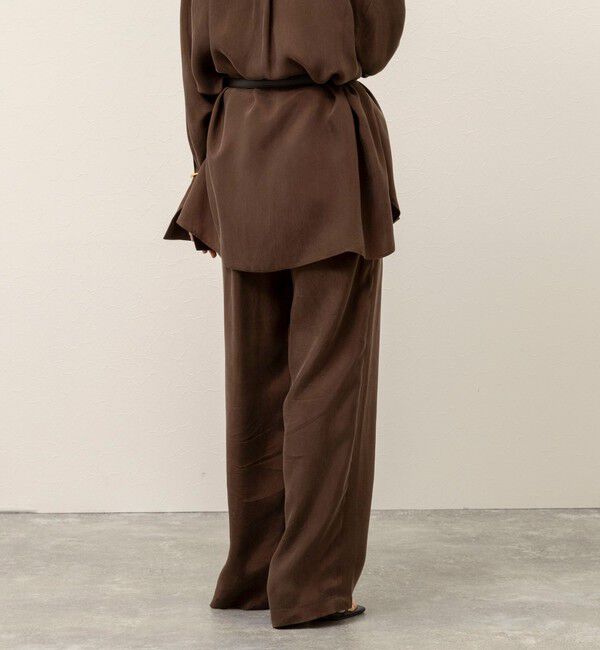 MAQWEL「《セットアップ対応》【MAQWEL/マクウェル】ウォッシャブルサテンパンツ」|その他|