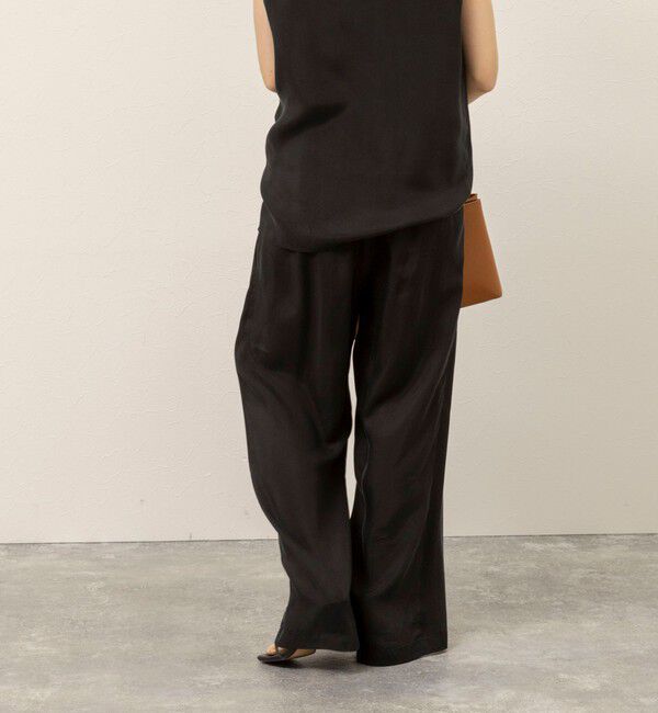 MAQWEL「《セットアップ対応》【MAQWEL/マクウェル】ウォッシャブルサテンパンツ」|その他|