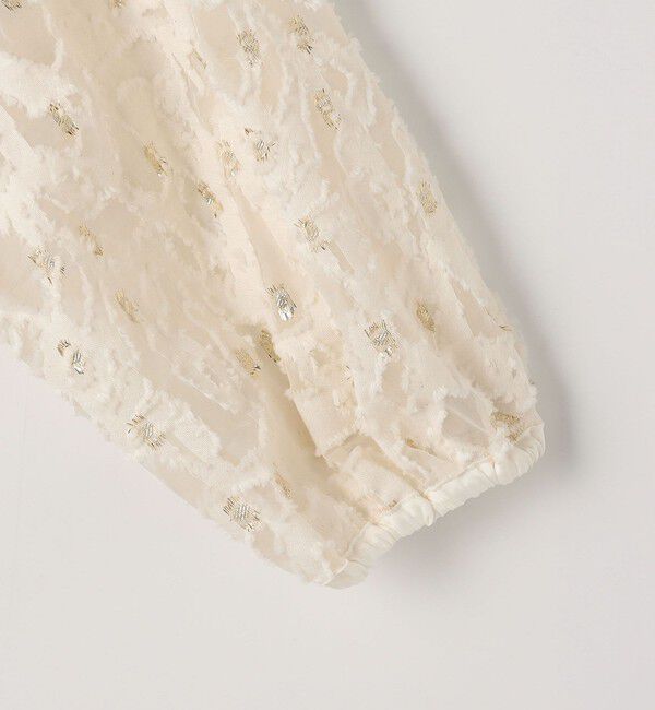 NOLLEY'S「《セットアップ対応》【KIRYU】ウォッシャブルラメジャガードブルゾン」|ブルゾン・スタジャン|