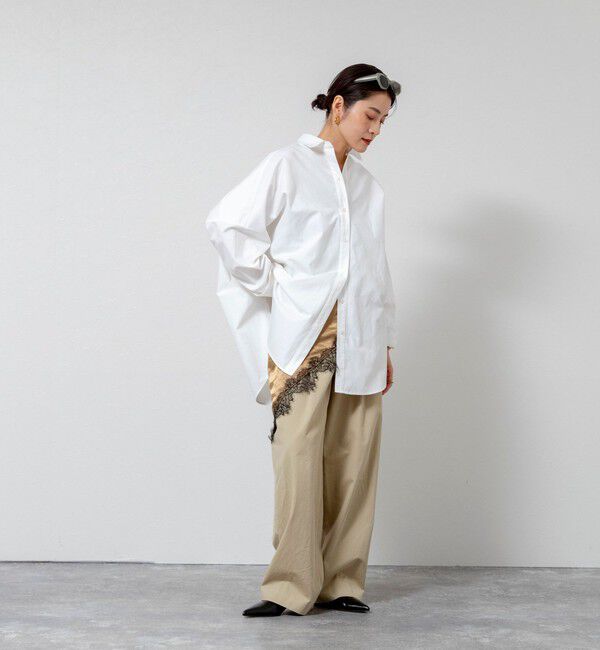 MAQWEL「【MAQWEL/マクウェル】ウォッシャブルオックスシャツ」|シャツ・ブラウス|