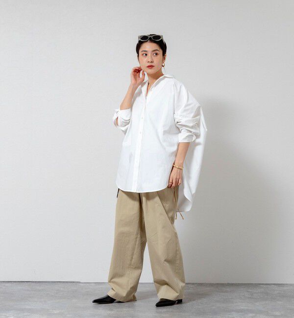 MAQWEL「【MAQWEL/マクウェル】ウォッシャブルオックスシャツ」|シャツ・ブラウス|