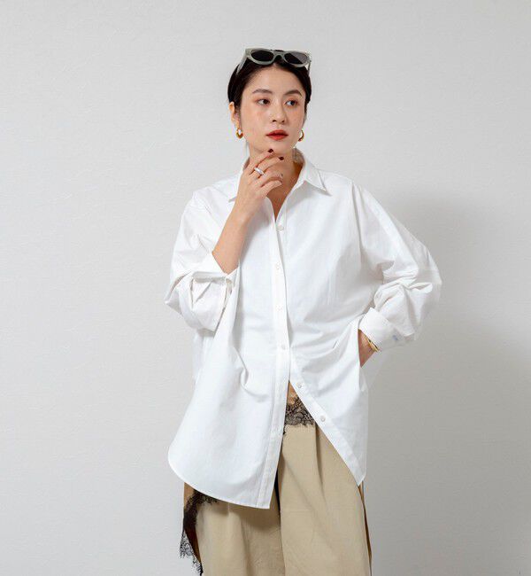 MAQWEL「【MAQWEL/マクウェル】ウォッシャブルオックスシャツ」|シャツ・ブラウス|