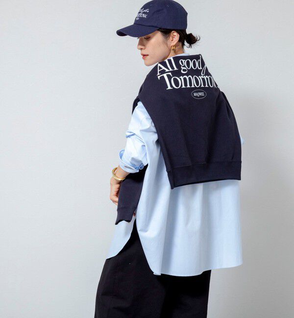 MAQWEL「【MAQWEL/マクウェル】ウォッシャブルオックスシャツ」|シャツ・ブラウス|