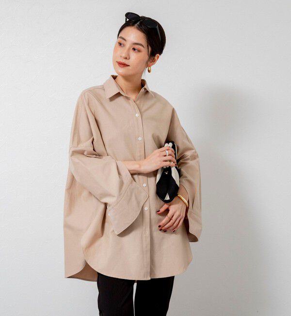 MAQWEL「【MAQWEL/マクウェル】ウォッシャブルオックスシャツ」|シャツ・ブラウス|