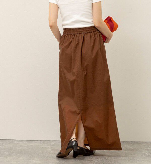 MAQWEL「《セットアップ対応》【MAQWEL/マクウェル】ウォッシャブルシアースカート」|スカート|