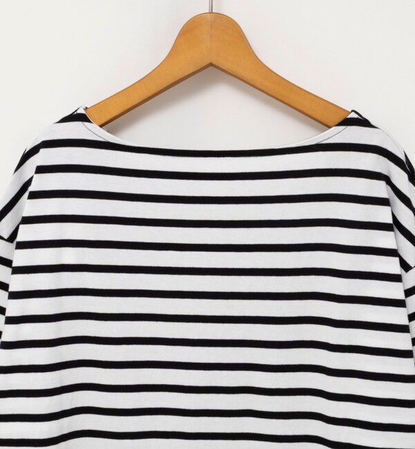 NOLLEY'S「【WEB限定】ウォッシャブルボーダープリントロンTee」|Tシャツ・カットソー|