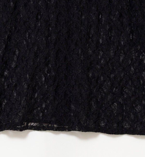 MAQWEL「【MAQWEL/マクウェル】ウォッシャブルストレッチレースシャツ」|シャツ・ブラウス|