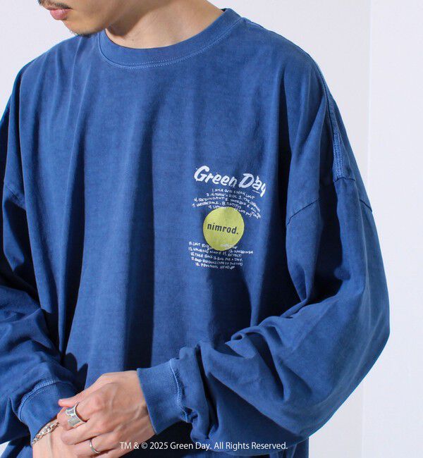 GLOSTER「【GOOD ROCK SPEED】GRENN DAY/グリーンデイ ピグメントロンT」|Tシャツ・カットソー|