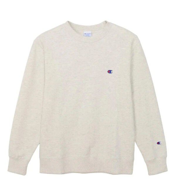 GLOSTER「【Champion/チャンピオン】 ICON クルーネックスウェットシャツ ベーシック」|スウェット・ジャージ|エクリュ