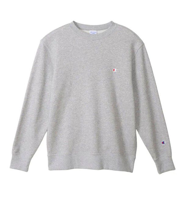 GLOSTER「【Champion/チャンピオン】 ICON クルーネックスウェットシャツ ベーシック」|スウェット・ジャージ|ミディアムグレー