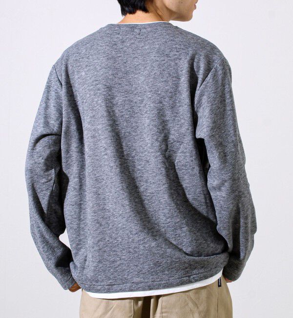 GLOSTER「【もちもち素材】ストレッチサカリバ起毛フェイクレイヤードプルオーバー」|Tシャツ・カットソー|