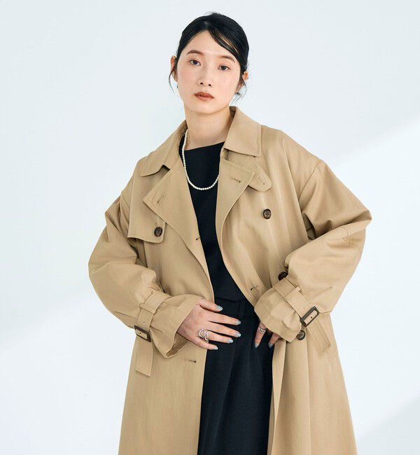 fredy emue「【発売のたびに即完売する大人気アイテム】袖ボリュームトレンチコート」|トレンチコート|