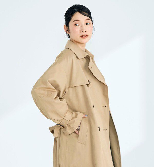 fredy emue「【発売のたびに即完売する大人気アイテム】袖ボリュームトレンチコート」|トレンチコート|