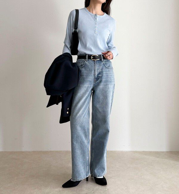 fredy emue「シアーテレコヘンリーネックプルオーバー」|Tシャツ・カットソー|