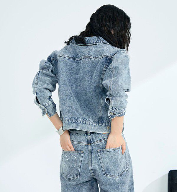 fredy emue「《セットアップ対応》コンパクトデニムジャケット」|デニムジャケット|
