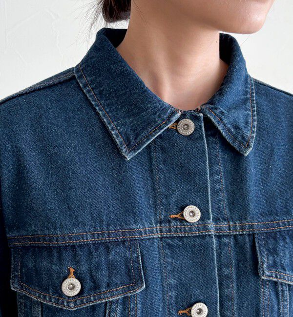fredy emue「《セットアップ対応》コンパクトデニムジャケット」|デニムジャケット|