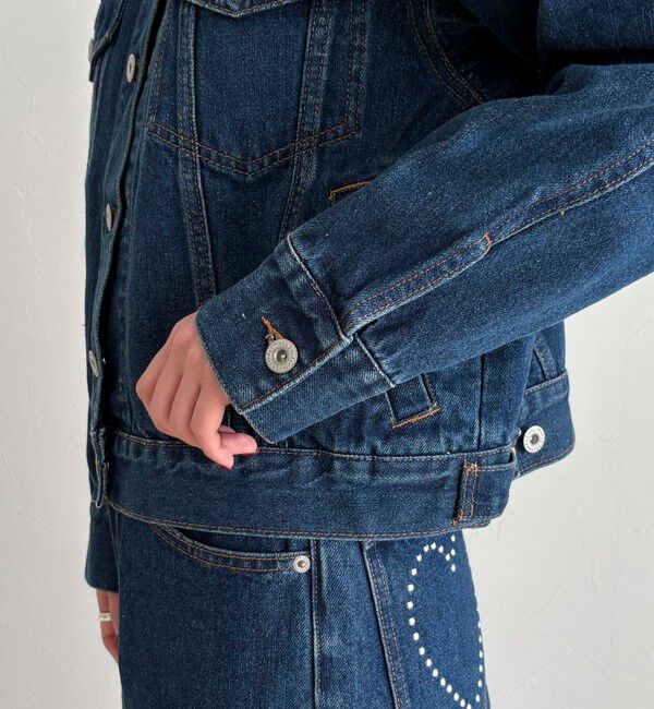 fredy emue「《セットアップ対応》コンパクトデニムジャケット」|デニムジャケット|