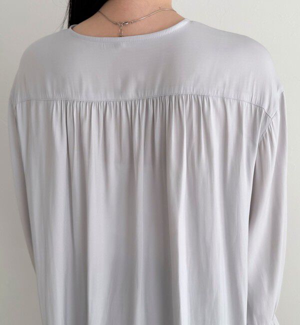 fredy emue「ボリュームフリル前開きブラウス」|シャツ・ブラウス|