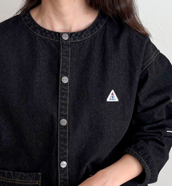 fredy emue「【GEVACO/ゲバコ】ノーカラーデニムジャケット」|デニムジャケット|