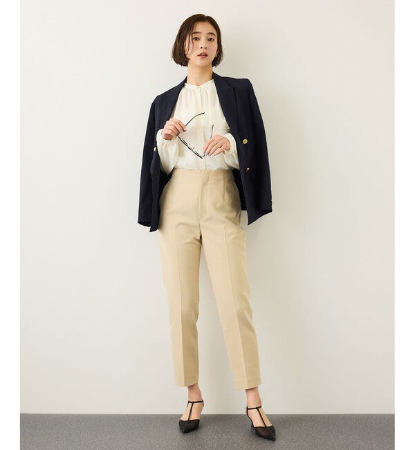 ROPE「楊柳フリルブラウス/イージーケア」|シャツ・ブラウス|