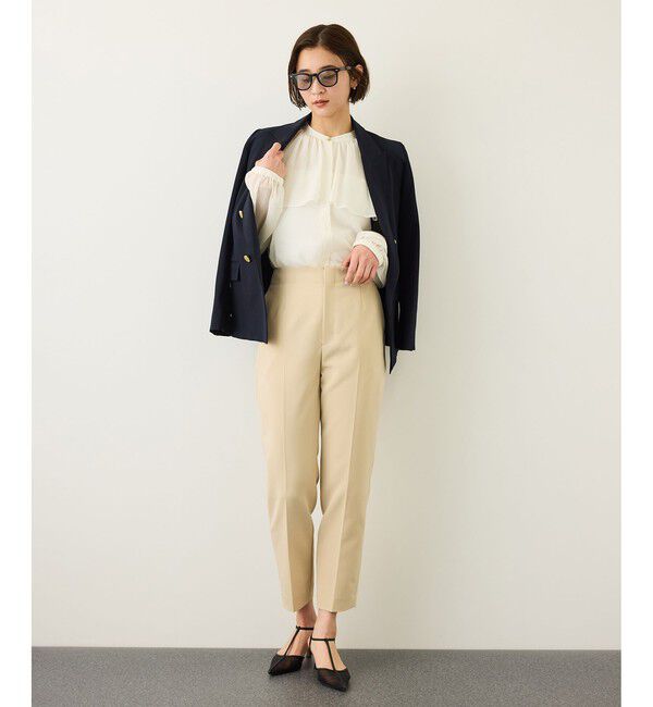 ROPE「楊柳フリルブラウス/イージーケア」|シャツ・ブラウス|