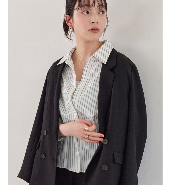VIS「レイヤードストライプシャツ」|シャツ・ブラウス|