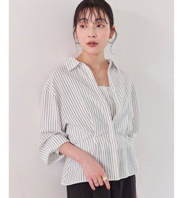 VIS「レイヤードストライプシャツ」|シャツ・ブラウス|