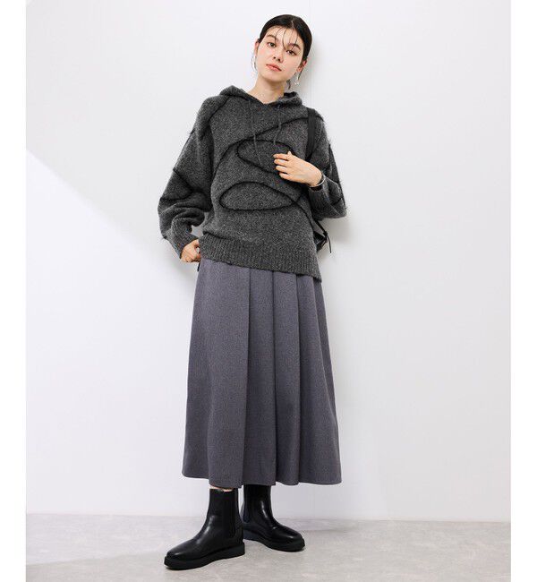 Rope&rsquo;Picnic「コードリンキングニットフーディ」|パーカー|