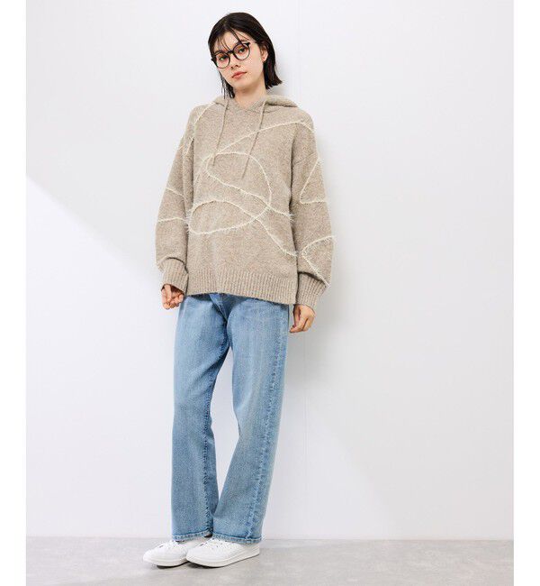 Rope&rsquo;Picnic「コードリンキングニットフーディ」|パーカー|