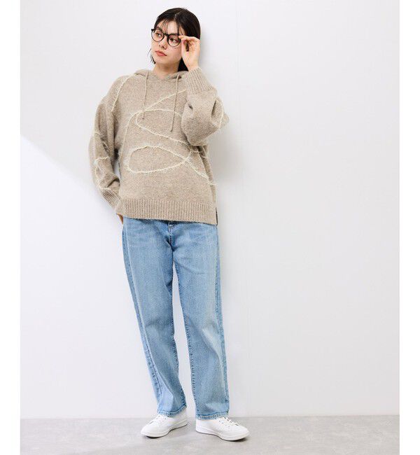 Rope&rsquo;Picnic「コードリンキングニットフーディ」|パーカー|