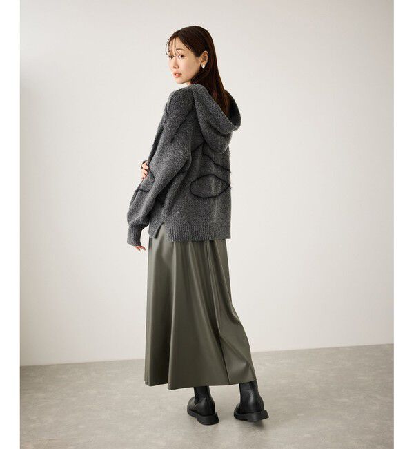 Rope&rsquo;Picnic「コードリンキングニットフーディ」|パーカー|