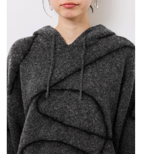 Rope&rsquo;Picnic「コードリンキングニットフーディ」|パーカー|