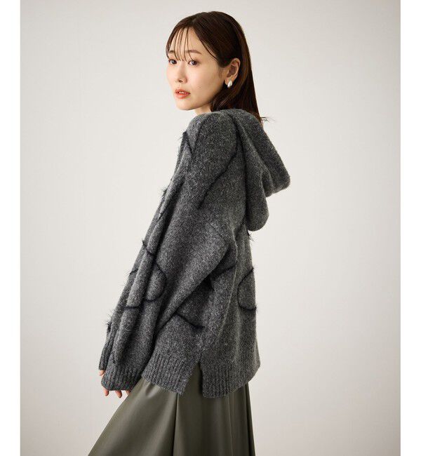 Rope&rsquo;Picnic「コードリンキングニットフーディ」|パーカー|