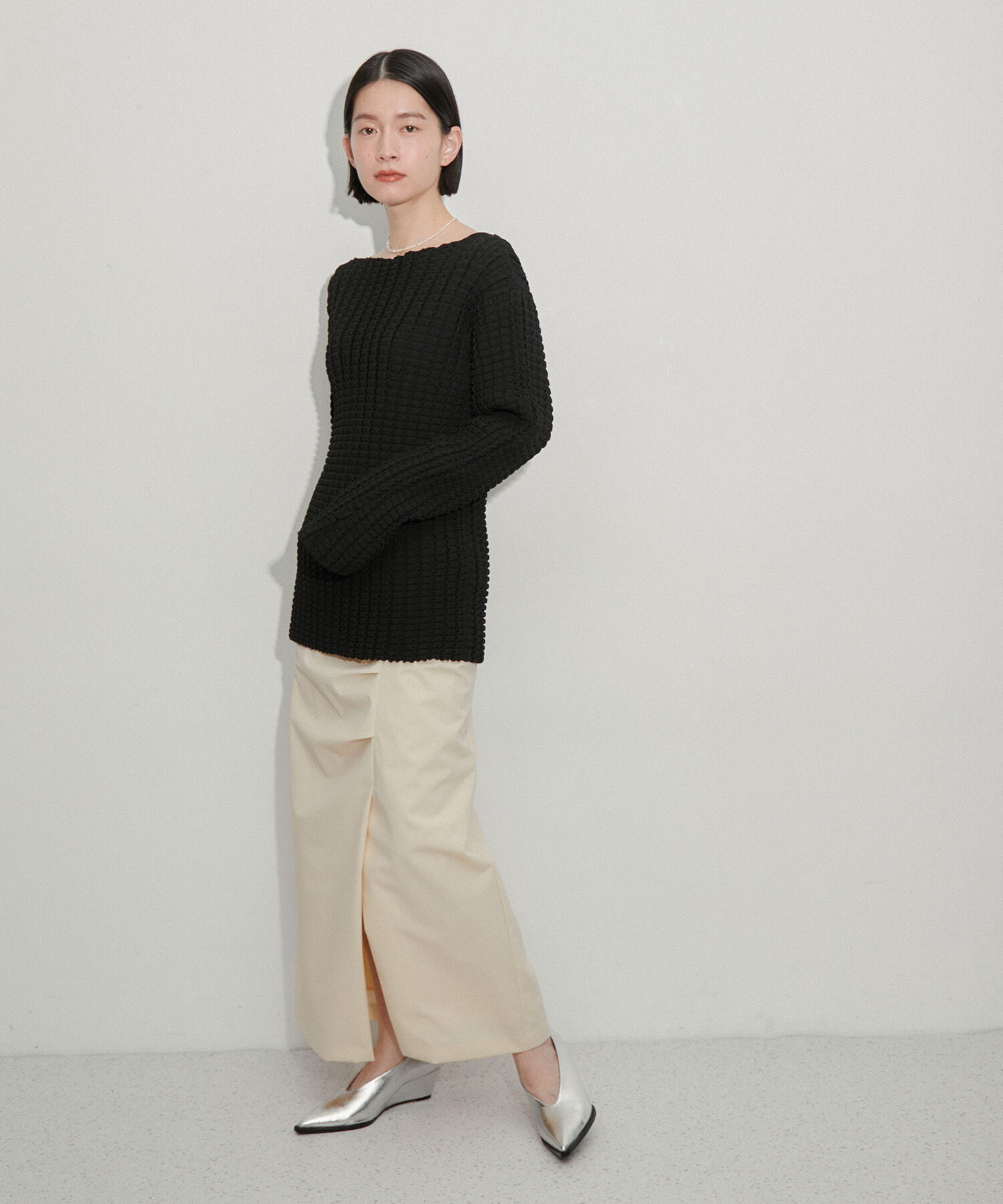 ADAM ET ROPE'「マルチWAYフリルタックスカート」|スカート|