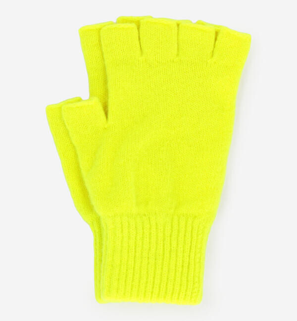  「MACKIE | ラムズウール フィンガーレスグローブ UNISEX」|手袋|YELLOW系1