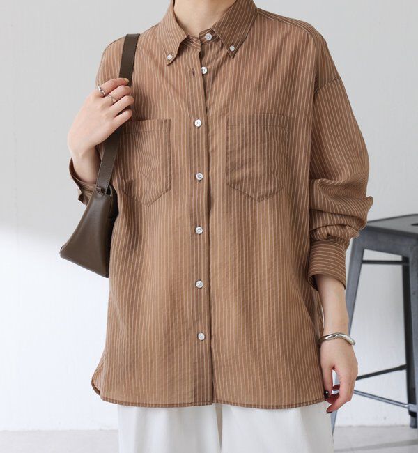  「シアーストライプシャツ」|シャツ・ブラウス|