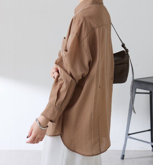  「シアーストライプシャツ」|シャツ・ブラウス|