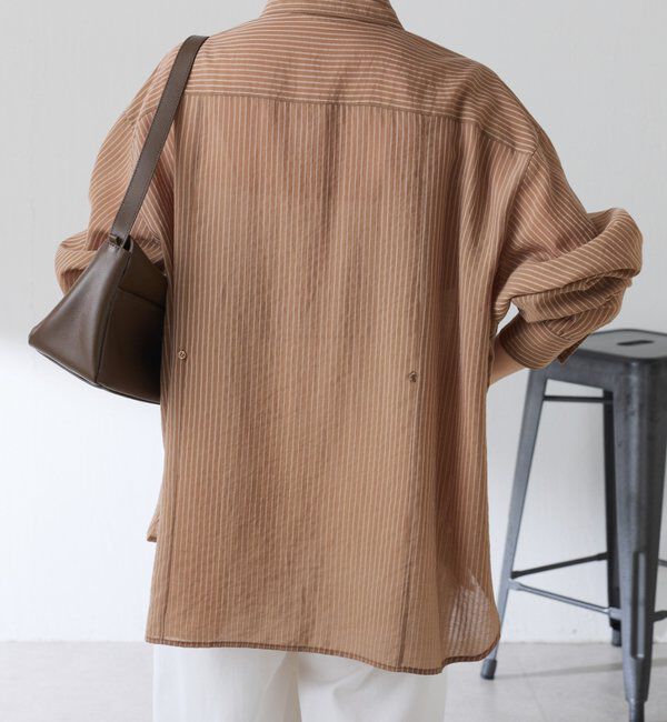  「シアーストライプシャツ」|シャツ・ブラウス|