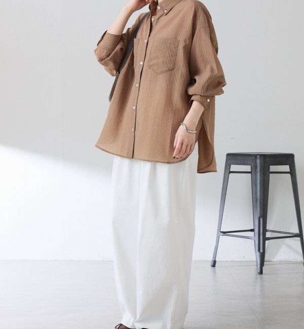  「シアーストライプシャツ」|シャツ・ブラウス|