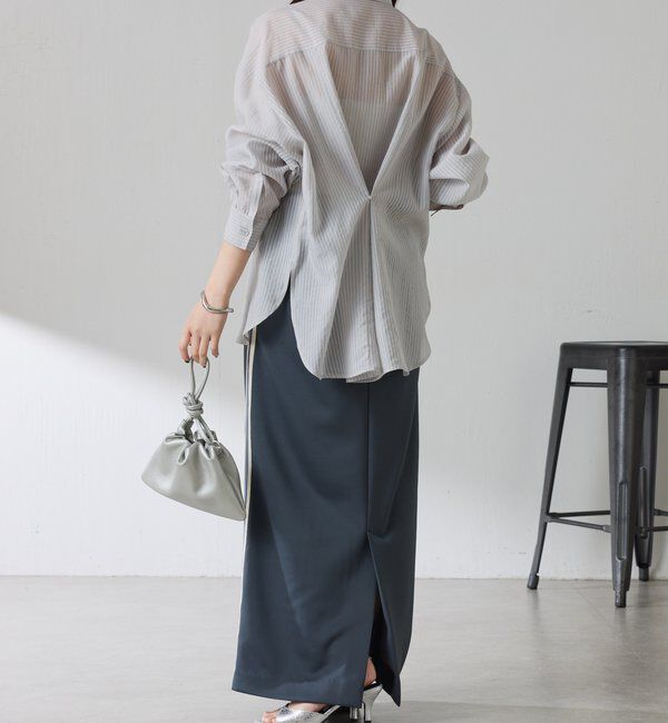  「シアーストライプシャツ」|シャツ・ブラウス|