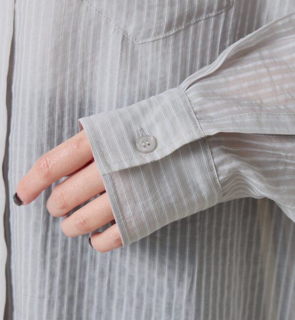  「シアーストライプシャツ」|シャツ・ブラウス|