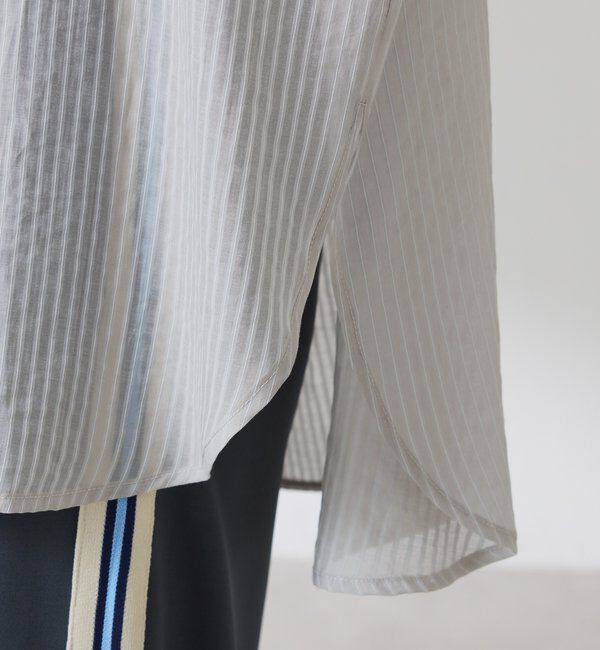  「シアーストライプシャツ」|シャツ・ブラウス|